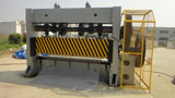 Automatic expanded metal mesh machine