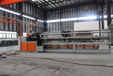 Automatic double spiral chain link rhombus-net machine