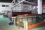 Wire mesh coating line