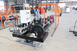 Security use double wire barbed wire making machine