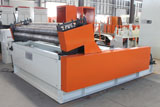 Roller decoiler and leveling machine