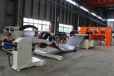 Expanded metal machine production line