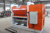 Expanded mesh flattening machine for filter
