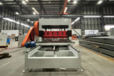 Heavy duty expanded metal mesh machine