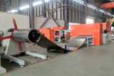 High speed expanded mesh machine