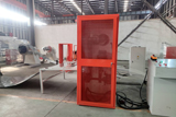 Expanded mesh making machine