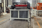Straightening and cutting machine