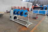 Expanded mesh slitting line