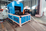 Diamond expanded mesh machine
