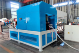 Straightening and slitting machine