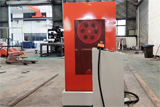 Expanded mesh flatten machine