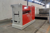 Two roller flattening machine