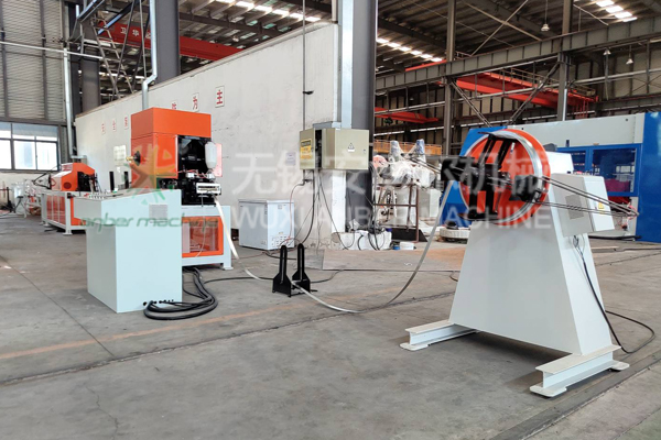 Angle bead expanding machine
